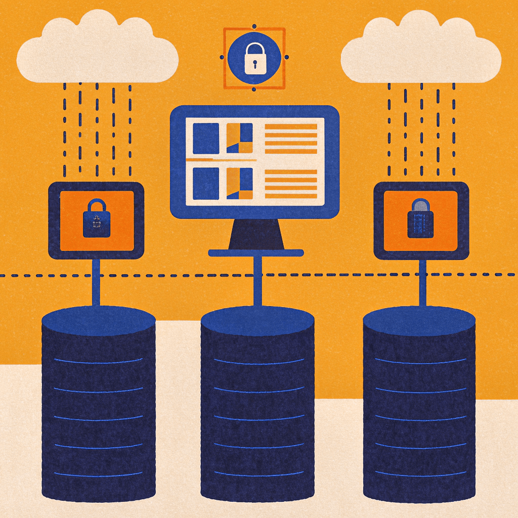 Custom Software & UX Systems Illustration